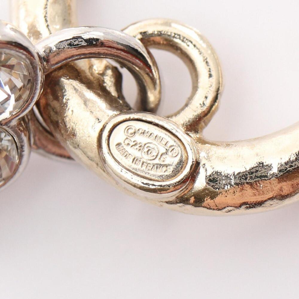 Chanel Cc Logo Star Clover Earrings #246675C14B - Picture 3 of 8